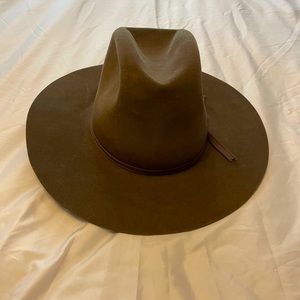 Vintage Trail Ridge Western Cowboy Hat with tie detail